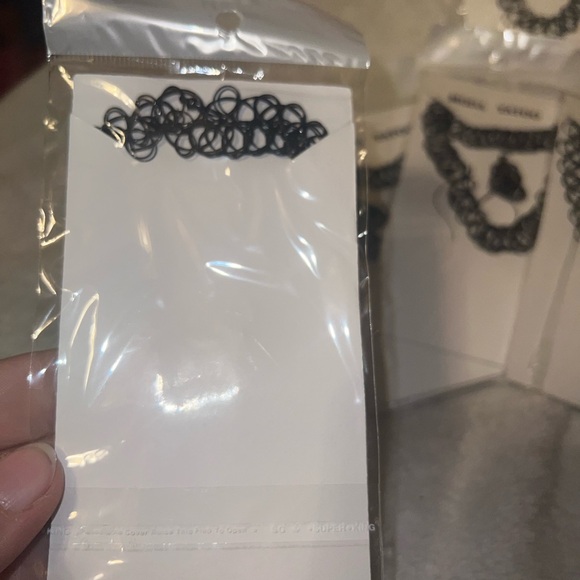 Y2K stretch tattoo choker necklace x12 - Picture 3 of 3